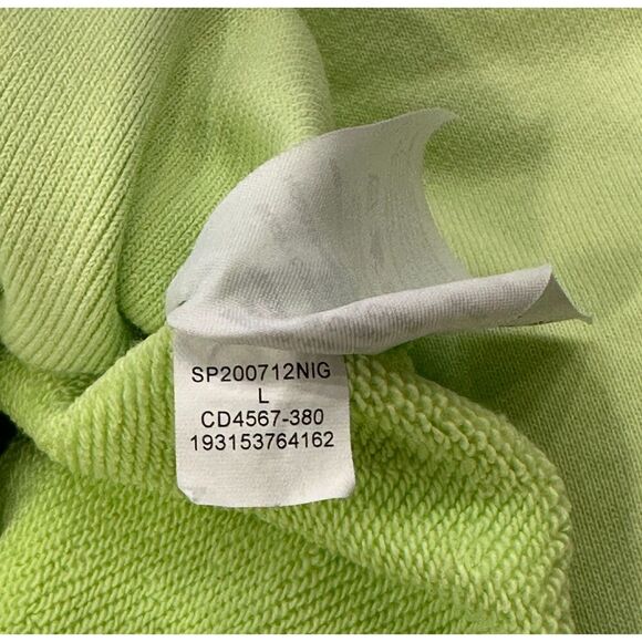 Nike Jordan Wings Washed Pullover Hoodie - Men's Large - Green - Picture 10 of 10